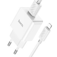 Зарядний пристрій HOCO C106A charger set(iP) White (6931474783899) Diawest