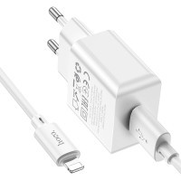 Зарядний пристрій HOCO C106A charger set(iP) White (6931474783899) Diawest
