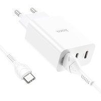 Зарядний пристрій HOCO C99A charger set (Type-C) White (6931474767585) Diawest