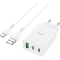 Зарядний пристрій HOCO C99A charger set (Type-C) White (6931474767585) Diawest