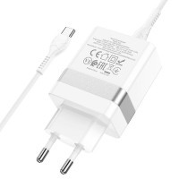 Зарядний пристрій HOCO N21 Extension White (6931474757791) Diawest