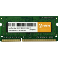 Модуль пам'яті для ноутбука SoDIMM DDR3 4GB 1600 MHz ATRIA (UAT31600CL11SLK1/4) Diawest