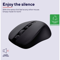 Мишка Trust Mydo Silent Wireless Black (25084) Diawest