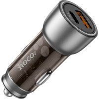 Зарядний пристрій HOCO NZ8 USB-A/Type-C Brown (6931474782700) Diawest