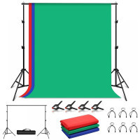 Фон Puluz Kit Green/Blue/Red 200x200 cm (PKT5204) Diawest