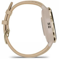 Смарт-годинник Garmin Venu 3S, Fr. Gray + Soft Gold, Leather, GPS (010-02785-55) Diawest
