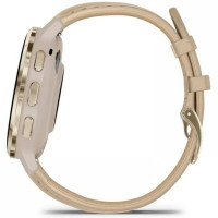 Смарт-годинник Garmin Venu 3S, Fr. Gray + Soft Gold, Leather, GPS (010-02785-55) Diawest