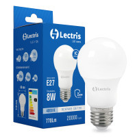 Лампочка Lectris A60 8W 4000K 220V E27 (1-LC-1105) Diawest