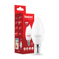 Лампочка Vestum C37 6W 4100K 220V E14 (1-VS-1303) Diawest