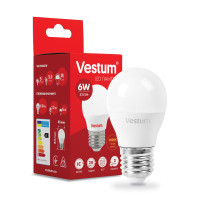 Лампочка Vestum G45 6W 3000K 220V E27 (1-VS-1202) Diawest
