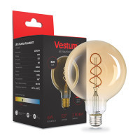 Лампочка Vestum G95 Е27 6Вт 220V 2500К (1-VS-2507) Diawest