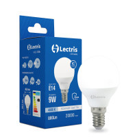 Лампочка Lectris G45 9W 4000K 220V E14 (1-LC-1205) Diawest