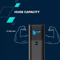 Батарея універсальна Canyon PB-2010 27000mAh PD/3.1/140Wh, in/out2xUSB-C PD/140W, outUSB-A/22.5W (CNE-CPB2010DG) Diawest