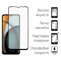 Скло захисне Dengos Full Glue Xiaomi Redmi A3 (black) (TGFG-349) Diawest