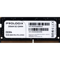 Модуль пам'яті для ноутбука SoDIMM DDR4 16GB 2666 MHz Prologix (PRO16GB2666D4S) Diawest
