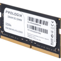 Модуль пам'яті для ноутбука SoDIMM DDR4 8GB 2666 MHz Prologix (PRO8GB2666D4S) Diawest