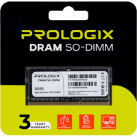 Модуль пам'яті для ноутбука SoDIMM DDR3 8GB 1600 MHz Prologix (PRO8GB1600D3S) Diawest