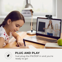 Веб-камера AVerMedia Live Streamer CAM PW310P Full HD Black (40AAPW310AVS) Diawest