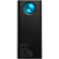 Батарея універсальна Baseus Amblight 30000mAh PD3.0/65W, QC3.0, Type-C, 4*USB (PPLG000101) Diawest