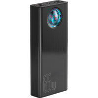 Батарея універсальна Baseus Amblight 30000mAh PD3.0/65W, QC3.0, Type-C, 4*USB (PPLG000101) Diawest
