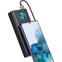 Батарея універсальна Baseus Amblight 30000mAh PD3.0/65W, QC3.0, Type-C, 4*USB (PPLG000101) Diawest