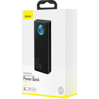 Батарея універсальна Baseus Amblight 30000mAh PD3.0/65W, QC3.0, Type-C, 4*USB (PPLG000101) Diawest