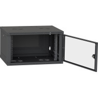 Шафа настінна Ipcom 6U, 600*350, RAL9005 (СН-6U-060х035-ДС-9005) Diawest