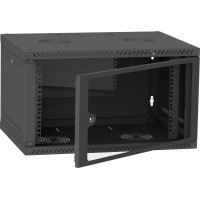 Шафа настінна Ipcom 6U, 600*350, RAL9005 (СН-6U-060х035-ДС-9005) Diawest