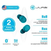 Навушники Jlab JBuds Mini Aqua Teal (IEUEBJBMINIRAQUA124) Diawest