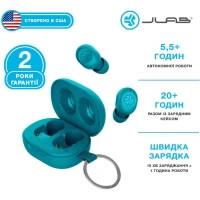 Навушники Jlab JBuds Mini Aqua Teal (IEUEBJBMINIRAQUA124) Diawest