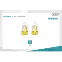 Патч-корд 20м, CAT 6a S-FTP, AWG 26/7, Cu, LSZH, gray Digitus (DK-1644-A-200) Diawest
