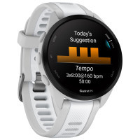 Смарт-годинник Garmin Forerunner 165 Music, Mist Grey/Whitestone, GPS (010-02863-31) Diawest