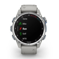 Смарт-годинник Garmin Descent Mk3, 43mm, Passvtd Steel/Fog Gry, Dive Computer, GPS дайвінг комп'ютер (010-02753-04) Diawest