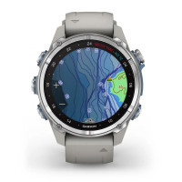 Смарт-годинник Garmin Descent Mk3, 43mm, Passvtd Steel/Fog Gry, Dive Computer, GPS дайвінг комп'ютер (010-02753-04) Diawest