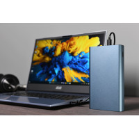 Батарея універсальна 2E 24000mAh PD, QC 100W Steel (2E-PB2502-STEEL) Diawest