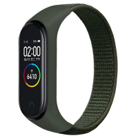 Ремінець до фітнес браслета BeCover Nylon Style для Xiaomi Mi Smart Band 5/6 Khaki (705424) Diawest