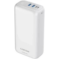 Батарея універсальна Canyon PB-301 30000mAh PD/20W, QC/3.0 (CNE-CPB301W) Diawest