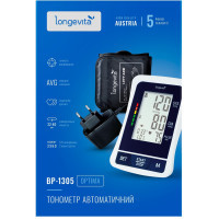 Тонометр Longevita Авт.вимір.артер.тиску LONGEVITA BP-1305 Авт.вимір.артер.тиску (BP-1305) Diawest