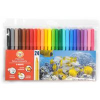 Фломастери Koh-i-Noor Fibre pens 1002, 24 colors, polyethylene (771002BD01TE) Diawest