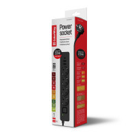 Мережевий фільтр живлення ColorWay CW-CHE432PDB, 4 розетки/3USB 2M (CW-CHE432PDB) Diawest