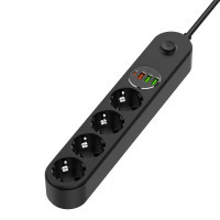 Мережевий фільтр живлення ColorWay CW-CHE44PDB, 4 розетки/4USB 2M (CW-CHE44PDB) Diawest