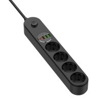 Мережевий фільтр живлення ColorWay CW-CHE44PDB, 4 розетки/4USB 2M (CW-CHE44PDB) Diawest