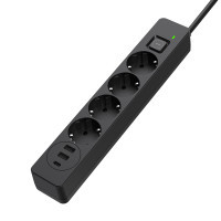 Мережевий фільтр живлення ColorWay CW-CHE435PDB, 4 розетки/3USB 5M (CW-CHE435PDB) Diawest