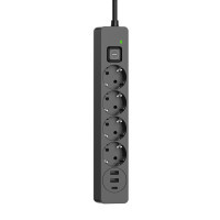 Мережевий фільтр живлення ColorWay CW-CHE435PDB, 4 розетки/3USB 5M (CW-CHE435PDB) Diawest