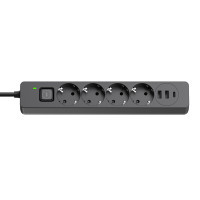 Мережевий фільтр живлення ColorWay CW-CHE435PDB, 4 розетки/3USB 5M (CW-CHE435PDB) Diawest
