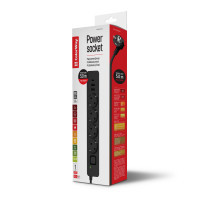 Мережевий фільтр живлення ColorWay CW-CHE435PDB, 4 розетки/3USB 5M (CW-CHE435PDB) Diawest