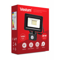 Прожектор Vestum LED з датчиком руху 30W 2 900Лм 6500K 175-250V IP65 (1-VS-3011) Diawest
