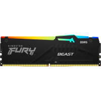 Модуль пам'яті для комп'ютера DDR5 16GB 6400 MHz Beast RGB XMP Kingston Fury (ex.HyperX) (KF564C32BBA-16) Diawest