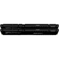 Модуль пам'яті для комп'ютера DDR5 64GB (2x32GB) 6000 MHz Beast Black EXPO Kingston Fury (ex.HyperX) (KF560C30BBEK2-64) Diawest