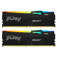 Модуль пам'яті для комп'ютера DDR5 64GB (2x32GB) 6000 MHz Beast RGB EXPO Kingston Fury (ex.HyperX) (KF560C30BBEAK2-64) Diawest